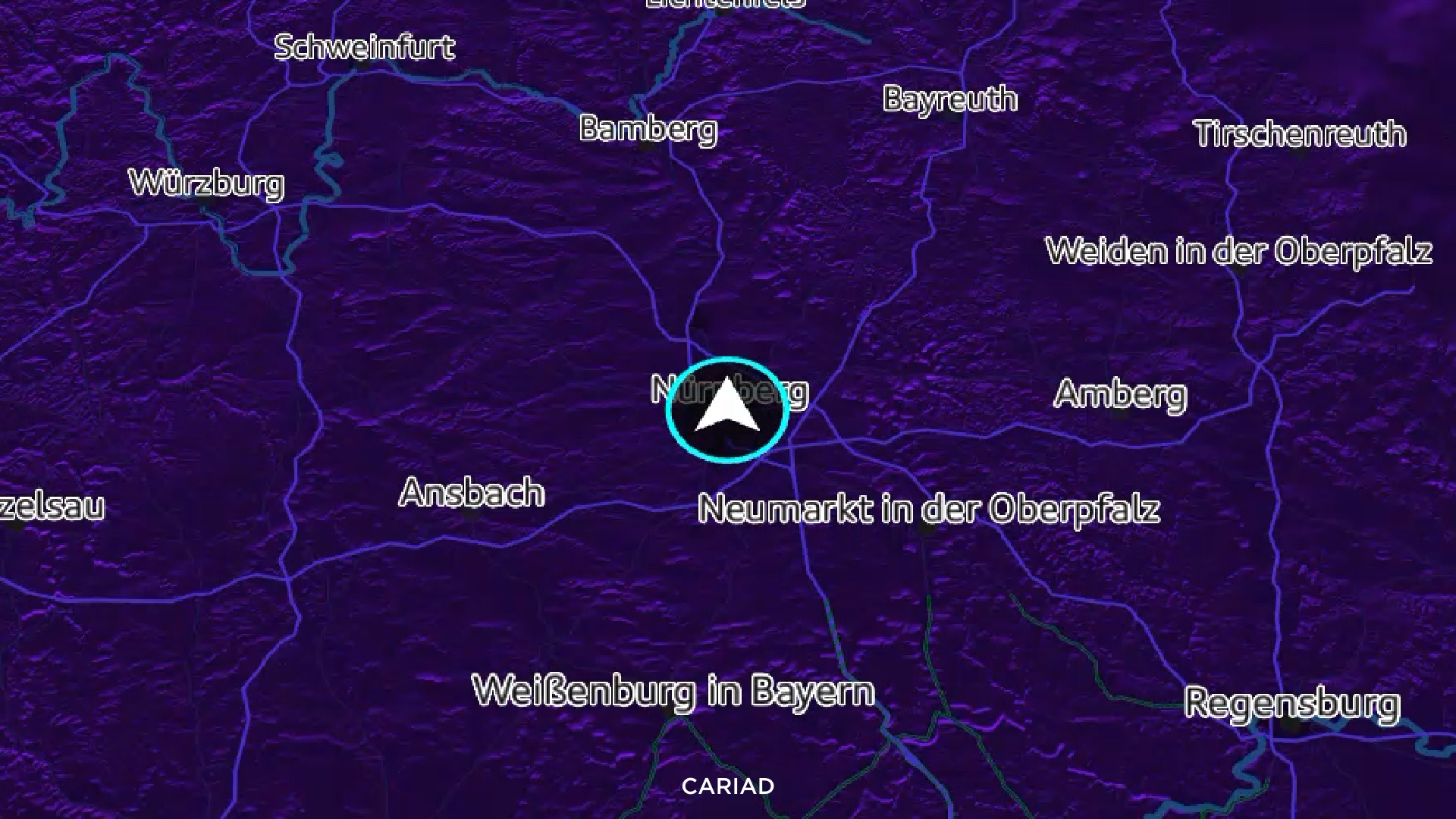 Navigationssystem-UI